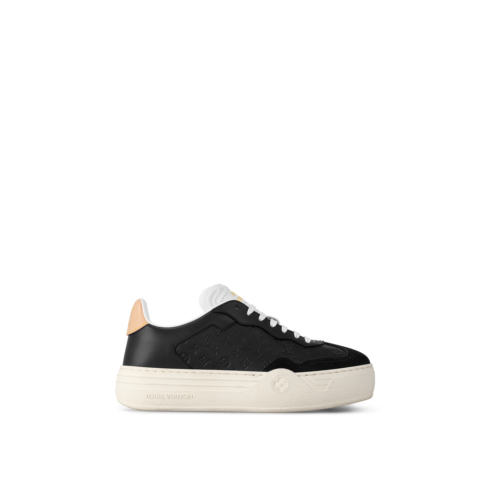LV WOMEN GROOVY PLATFORM IN WHITE MIX LIGHT PINK EMBOSSED CALFSKIN main image 0